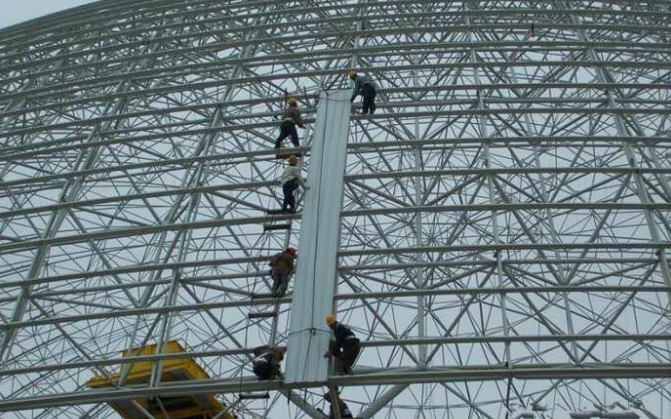 赣州网架装配好以后应当留神哪八项验收事件