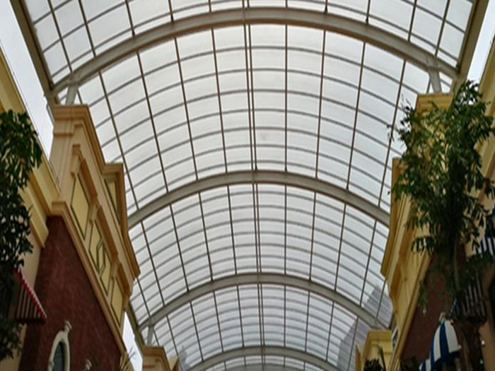 赣州屋面网架顶棚吊装方案